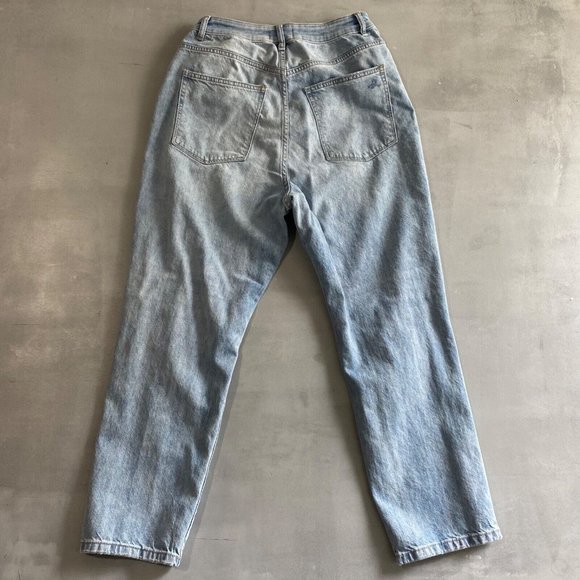 DL 1961 Jeans womens 31 x 26 blue ripped distress Susie‎ high rise Tapered - Picture 5 of 9